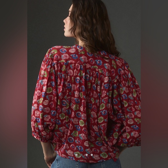 Pilcro Anthropologie Sidney Shrunken Batwing Blouse - Picture 5 of 5